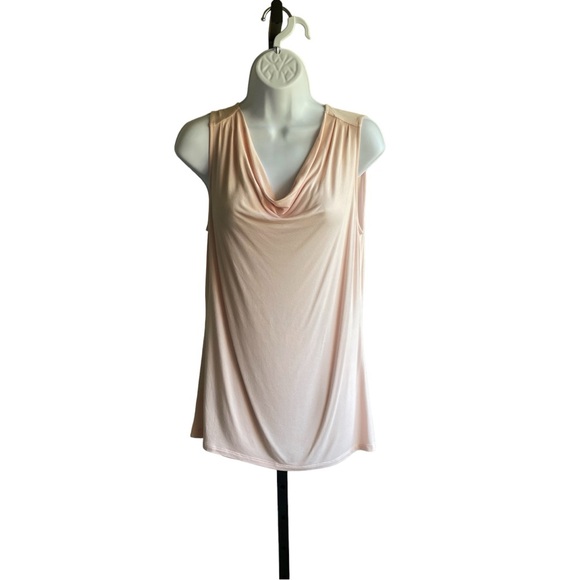 Ann Taylor Sleeveless Shell Pink Small - Picture 3 of 11